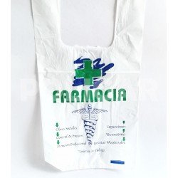 Bolsas Camiseta Farmacia 20x30